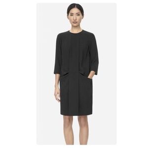 COS Charcoal Long Sleeve Dress